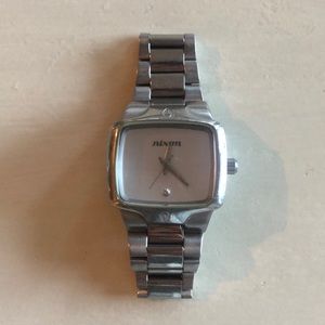 Nixon silver watch